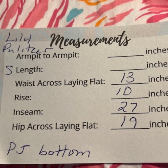 Lily Pulitzer Pink & Turquoise Tropical Print Pajamas- Size S - Picture 12 of 13